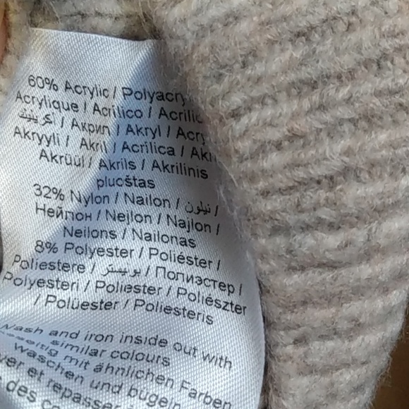 Ichi Ihmylle Sweater Oatmeal Melange Ribbed Sweater S - Picture 12 of 14